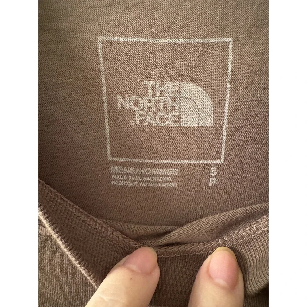 The North Face TNF Bear Short Sleeve Tee Brown Smokey Size S Graphic